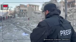 خسارت شدید جنگ در میدان انقلاب تهران