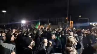شکوه اقتدار مردم عزادار در خونخواهی رهبر شهید همزمان با شبهای قدر در نازی‌آباد