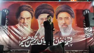 سخنرانی ثابتی نماینده مردم تهران در مجلس شورای اسلامی در جمع مردم نازی آباد